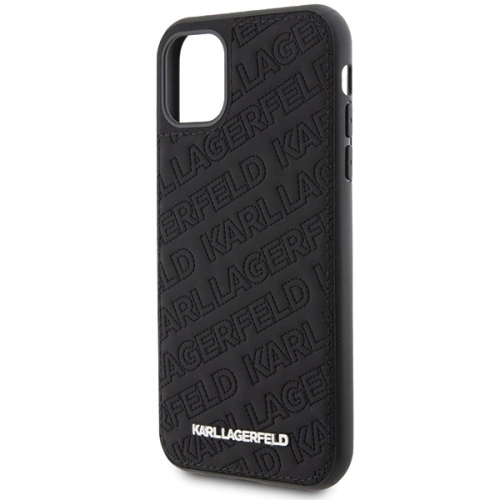 Buy Karl Lagerfeld KLHCN61PQKPMK Apple iPhone XR / 11 hardcase Quilted K Pattern black - KLD1829 - {ean13} - Home Screen Store Europe