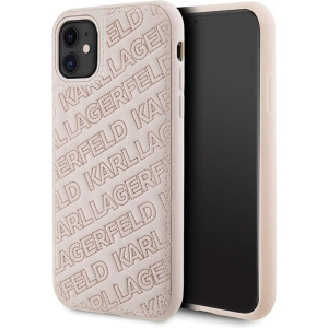 Kup Case Karl Lagerfeld KLHCN61PQKPMP Apple iPhone XR / 11 Hartschale mit ge quiltetem K-Muster rosa/pink - KLD1830 - {ean13} - Sklep Home Screen