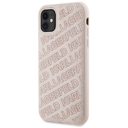 Kup Etui Karl Lagerfeld KLHCN61PQKPMP Apple iPhone XR / 11 hardcase Quilted K Pattern różowy/pink - KLD1830 - {ean13} - Sklep Home Screen