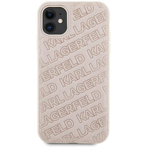 Kup Etui Karl Lagerfeld KLHCN61PQKPMP Apple iPhone XR / 11 hardcase Quilted K Pattern różowy/pink - KLD1830 - {ean13} - Sklep Home Screen