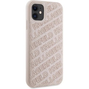 Kup Case Karl Lagerfeld KLHCN61PQKPMP Apple iPhone XR / 11 Hartschale mit ge quiltetem K-Muster rosa/pink - KLD1830 - {ean13} - Sklep Home Screen