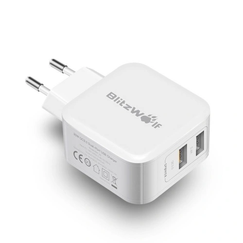 Kup Ładowarka sieciowa USB BlitzWolf BW-S6 30W biała - BLZ051WHT - {ean13} - Sklep Home Screen