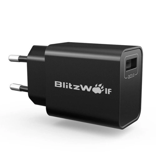 Kup Încărcător USB BlitzWolf BW-S9 18W negru + cablu micro USB - BLZ053BLK - {ean13} - Sklep Home Screen