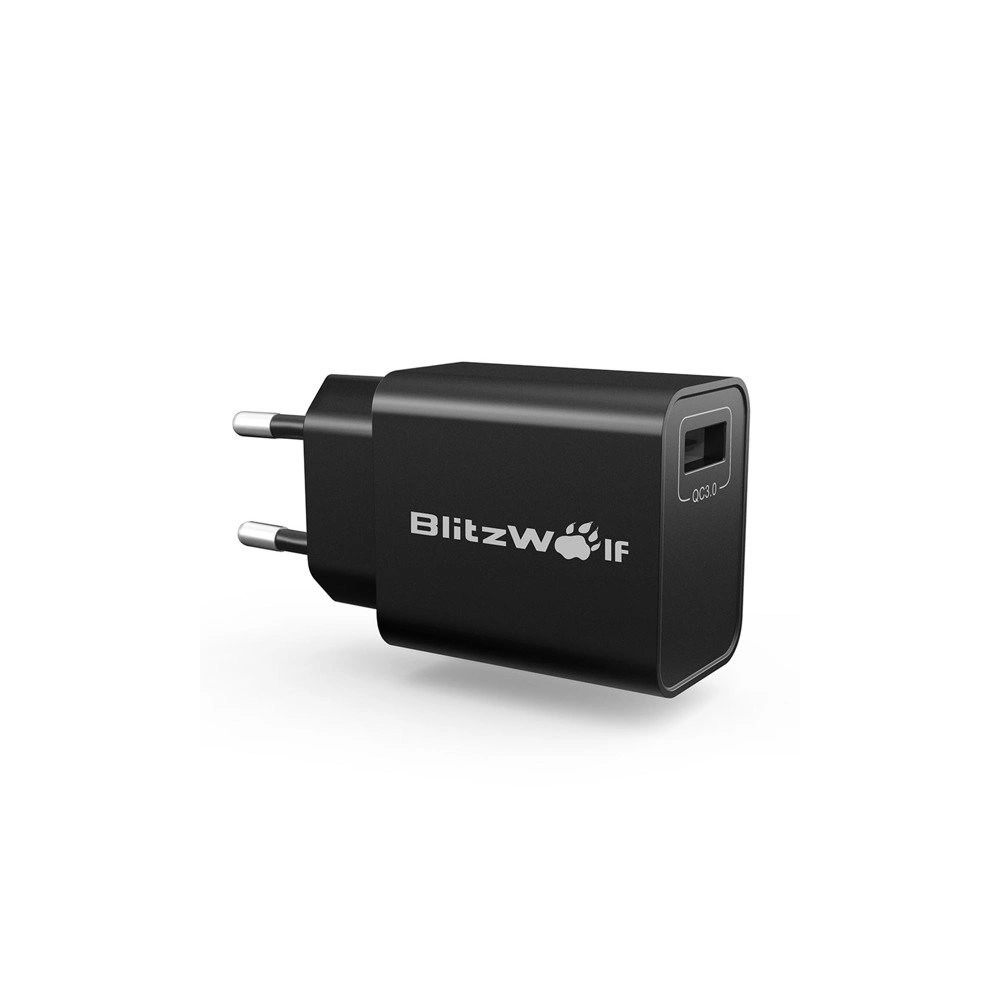 Ładowarka sieciowa USB BlitzWolf BW-S9 18W czarna + kabel micro USB
