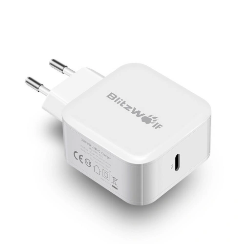 Kup Încărcător USB de tip C BlitzWolf BW-S10 30W alb - BLZ054WHT - {ean13} - Sklep Home Screen