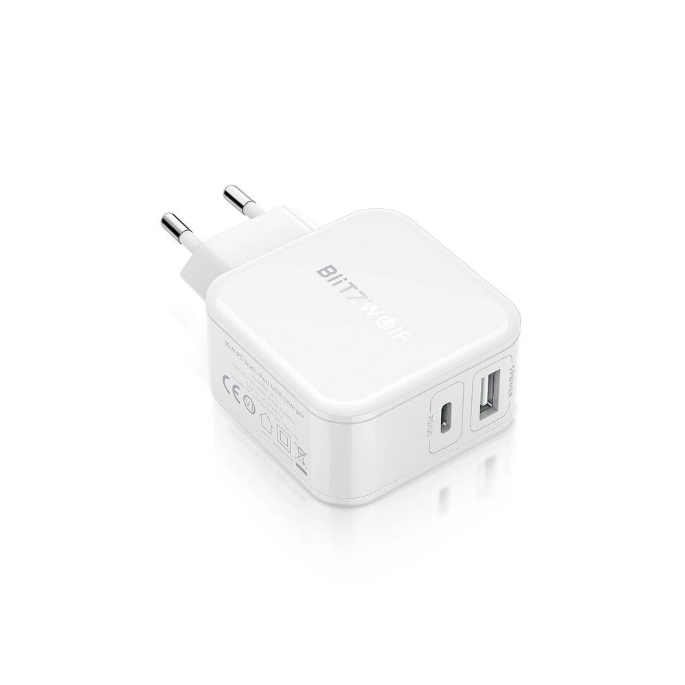 Ładowarka sieciowa USB BlitzWolf BW-S11 30W biała