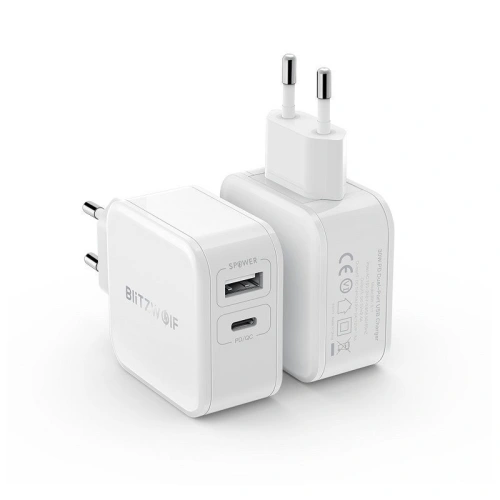 Kup Încărcătorul de rețea USB BlitzWolf BW-S11 30W alb - BLZ055WHT - {ean13} - Sklep Home Screen