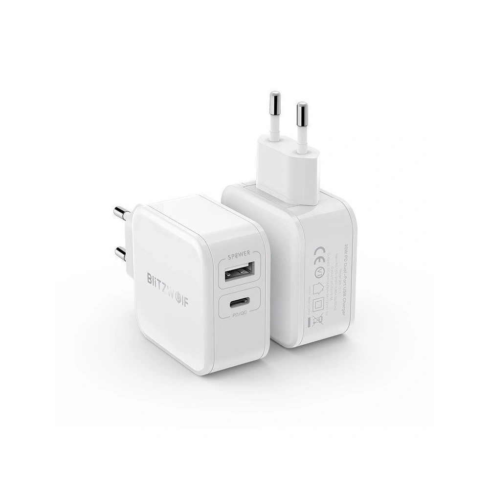 Ładowarka sieciowa USB BlitzWolf BW-S11 30W biała