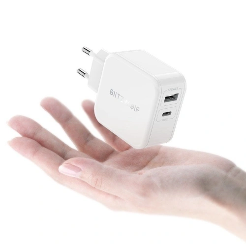 Kup Încărcătorul de rețea USB BlitzWolf BW-S11 30W alb - BLZ055WHT - {ean13} - Sklep Home Screen