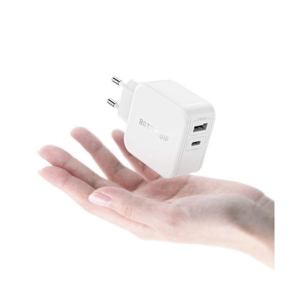 Ładowarka sieciowa USB BlitzWolf BW-S11 30W biała