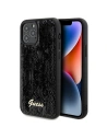 Etui Guess GUHCP12MPSFDGSK Apple iPhone 12 / 12 Pro hardcase Sequin Script Metal černý/black