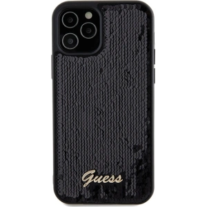 Kup Etui Guess GUHCP12MPSFDGSK Apple iPhone 12 / 12 Pro hardcase Sequin Script Metal czarny/black - GUE3058 - {ean13} - Sklep Home Screen