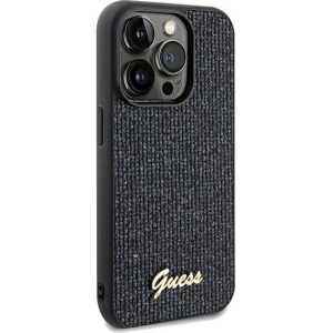 Kup Case Guess GUHCP13LPMSDGSK Apple iPhone 13 / 13 Pro Hardcase Disco Metal Script schwarz/black - GUE3060 - {ean13} - Sklep Home Screen