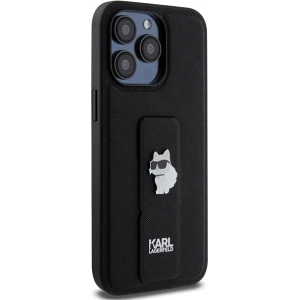 Kup Etui Karl Lagerfeld KLHCP13LGSACHPK Apple iPhone 13 / 13 Pro hardcase Gripstand Saffiano Choupette Pins czarny/black - KLD1831 - {ean13} - Sklep Home Screen