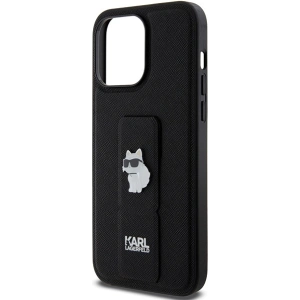 Kup Etui Karl Lagerfeld KLHCP13LGSACHPK Apple iPhone 13 / 13 Pro hardcase Gripstand Saffiano Choupette Pins czarny/black - KLD1831 - {ean13} - Sklep Home Screen