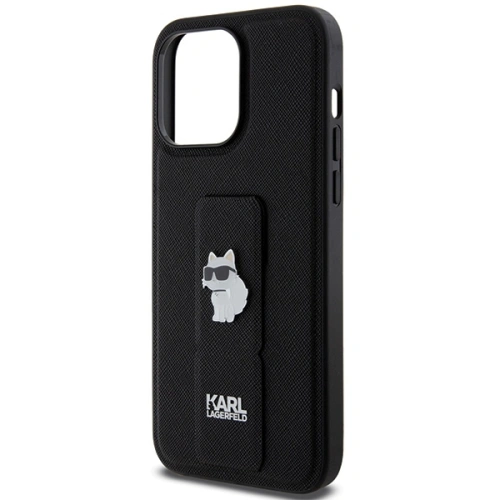 Kup Etui Karl Lagerfeld KLHCP13LGSACHPK Apple iPhone 13 / 13 Pro hardcase Gripstand Saffiano Choupette Pins černý/black - KLD1831 - {ean13} - Sklep Home Screen