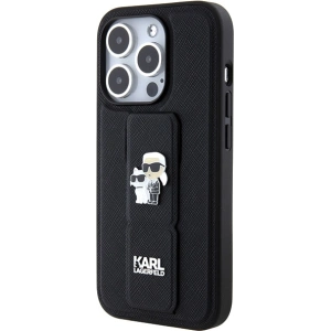 Kup Etui Karl Lagerfeld KLHCP13LGSAKCPK Apple iPhone 13 / 13 Pro hardcase Gripstand Saffiano Karl&Choupette Pins czarny/black - KLD1832 - {ean13} - Sklep Home Screen