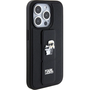 Kup Etui Karl Lagerfeld KLHCP13LGSAKCPK Apple iPhone 13 / 13 Pro hardcase Gripstand Saffiano Karl&Choupette Pins czarny/black - KLD1832 - {ean13} - Sklep Home Screen