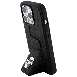Kup Case Karl Lagerfeld KLHCP13LGSAKCPK Apple iPhone 13 / 13 Pro Hardcase Gripstand Saffiano Karl&Choupette Pins schwarz/black - KLD1832 - {ean13} - Sklep Home Screen