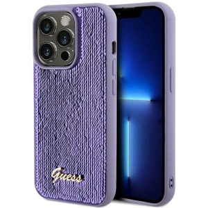 Kup Etui Guess GUHCP13LPSFDGSUApple iPhone 13 / 13 Pro hardcase Sequin Script Metal fioletowy/purple - GUE3062 - {ean13} - Sklep Home Screen