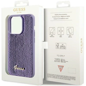 Kup Etui Guess GUHCP13LPSFDGSUApple iPhone 13 / 13 Pro hardcase Sequin Script Metal fioletowy/purple - GUE3062 - {ean13} - Sklep Home Screen