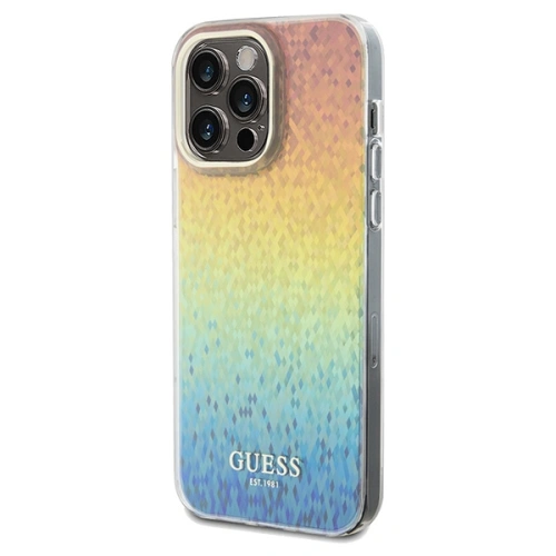 Buy Guess GUHCP13XHDECMI Apple iPhone 13 Pro Max hardcase IML Faceted Mirror Disco Iridescent multicoloured - GUE3063 - {ean13} - Home Screen Store Europe