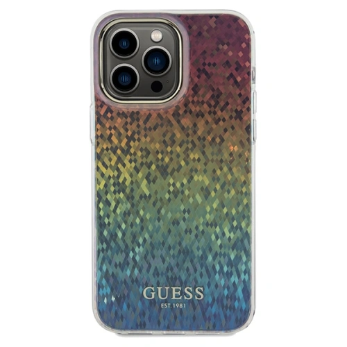 Buy Guess GUHCP13XHDECMI Apple iPhone 13 Pro Max hardcase IML Faceted Mirror Disco Iridescent multicoloured - GUE3063 - {ean13} - Home Screen Store Europe