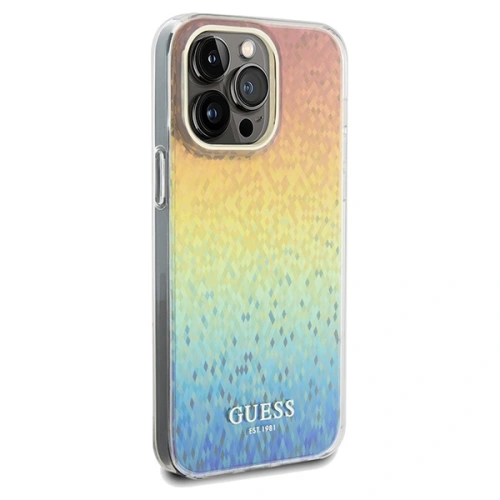 Kup Guess Apple Husă GUHCP13XHDECMI iPhone 13 Pro Max hardcase IML Faceted Mirror Disco Iridescent multicolor - GUE3063 - {ean13} - Sklep Home Screen