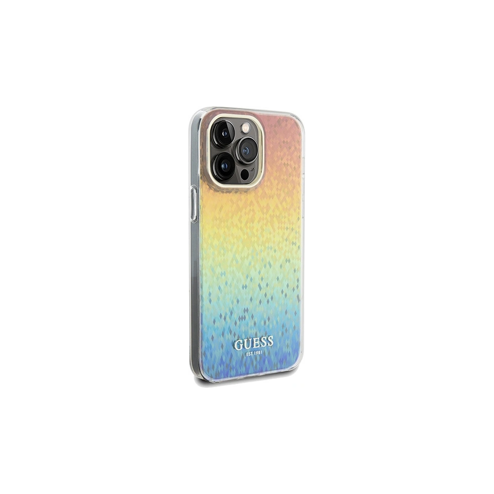 Etui Guess GUHCP13XHDECMI Apple iPhone 13 Pro Max hardcase IML Faceted Mirror Disco Iridescent wielokolorowy