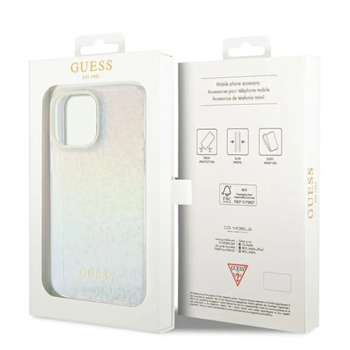 Kup Guess Apple Husă GUHCP13XHDECMI iPhone 13 Pro Max hardcase IML Faceted Mirror Disco Iridescent multicolor - GUE3063 - {ean13} - Sklep Home Screen