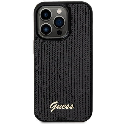 Kup Etui Guess GUHCP13XPSFDGSK Apple iPhone 13 Pro Max hardcase Sequin Script Metal černý/black - GUE3065 - {ean13} - Sklep Home Screen