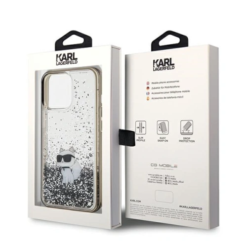 Kup Etui Karl Lagerfeld KLHCP13XLKCNSK Apple iPhone 13 Pro Max hardcase Liquid Glitter Choupette průhledné - KLD1836 - {ean13} - Sklep Home Screen