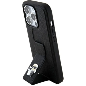 Kup Case Karl Lagerfeld KLHCP14LGSAKCPK Apple iPhone 14 Pro Hartschale Gripstand Saffiano Karl&Choupette Pins schwarz/black - KLD1838 - {ean13} - Sklep Home Screen