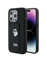 Etui Karl Lagerfeld KLHCP14XGSACHPK Apple iPhone 14 Pro Max hardcase Gripstand Saffiano Choupette Pins černý/black