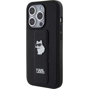 Kup Etui Karl Lagerfeld KLHCP14XGSACHPK Apple iPhone 14 Pro Max hardcase Gripstand Saffiano Choupette Pins černý/black - KLD1840 - {ean13} - Sklep Home Screen