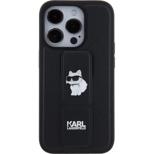 Kup Etui Karl Lagerfeld KLHCP14XGSACHPK Apple iPhone 14 Pro Max hardcase Gripstand Saffiano Choupette Pins černý/black - KLD1840 - {ean13} - Sklep Home Screen