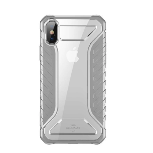 Kup Resistentes Case Baseus Michelin Case für iPhone X / XS (grau) - BSU517GRY - {ean13} - Sklep Home Screen