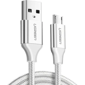 Micro USB Cable UGREEN QC 3.0 2.4A 0.25m White