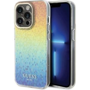 Kup Etui Guess GUHCP14LHDECMI Apple iPhone 14 Pro hardcase IML Faceted Mirror Disco Iridescent wielokolorowy - GUE3067 - {ean13} - Sklep Home Screen