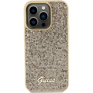 Kup Etui Guess GUHCP14LPMSDGSD Apple iPhone 14 Pro hardcase Disco Metal Script złoty/gold - GUE3068 - {ean13} - Sklep Home Screen