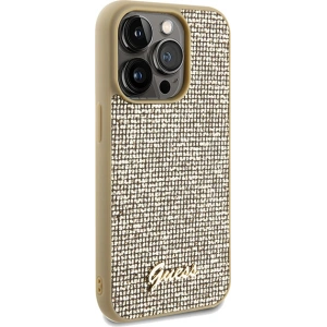 Kup Etui Guess GUHCP14LPMSDGSD Apple iPhone 14 Pro hardcase Disco Metal Script złoty/gold - GUE3068 - {ean13} - Sklep Home Screen
