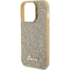 Kup Etui Guess GUHCP14LPMSDGSD Apple iPhone 14 Pro hardcase Disco Metal Script złoty/gold - GUE3068 - {ean13} - Sklep Home Screen