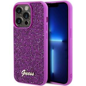 Kup Etui Guess GUHCP14LPMSDGSF Apple iPhone 14 Pro hardcase Disco Metal Script fuksja/fuschia - GUE3069 - {ean13} - Sklep Home Screen