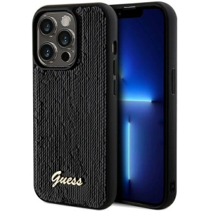 Kup Etui Guess GUHCP14LPSFDGSK Apple iPhone 14 Pro hardcase Sequin Script Metal czarny/black - GUE3071 - {ean13} - Sklep Home Screen