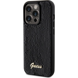 Kup Etui Guess GUHCP14LPSFDGSK Apple iPhone 14 Pro hardcase Sequin Script Metal czarny/black - GUE3071 - {ean13} - Sklep Home Screen