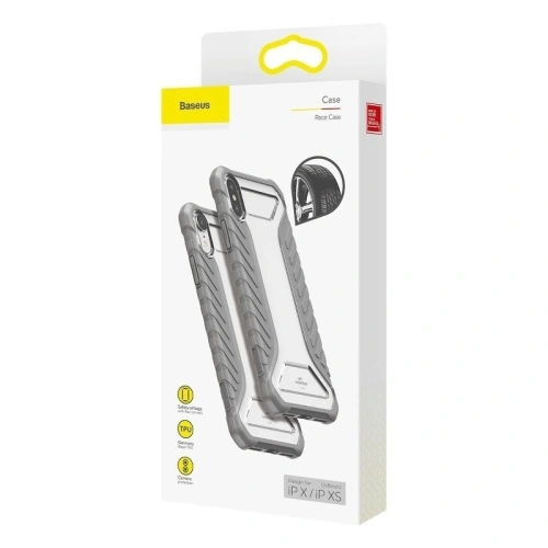 Buy Baseus Michelin Case iPhone X / XS Gray - BSU517GRY - {ean13} - Home Screen Store Europe