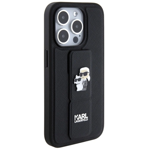 Kup Etui Karl Lagerfeld KLHCP14XGSAKCPK Apple iPhone 14 Pro Max hardcase Gripstand Saffiano Karl&Choupette Pins černý/black - KLD1841 - {ean13} - Sklep Home Screen