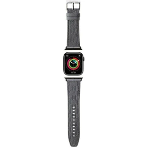 Kup Pasek Karl Lagerfeld KLAWLSAKLHPG Apple Watch 4/5/6/7/SE/8/9/Ultra 44/45/49mm pásek Saffiano Monogram stříbrný/silver - KLD1843 - {ean13} - Sklep Home Screen