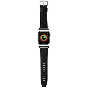 Kup Pasek Karl Lagerfeld KLAWLSAKLHPK Apple Watch 4/5/6/7/SE/8/9/Ultra 44/45/49mm pásek Saffiano Monogram černý/black - KLD1844 - {ean13} - Sklep Home Screen
