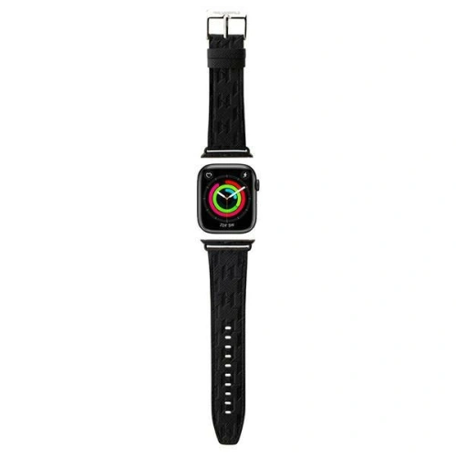 Kup Karl Lagerfeld KLAWLSAKLHPK Apple Watch 4/5/6/7/SE/8/9/Ultra 44/45/49mm Armband Saffiano Monogram schwarz/black - KLD1844 - {ean13} - Sklep Home Screen
